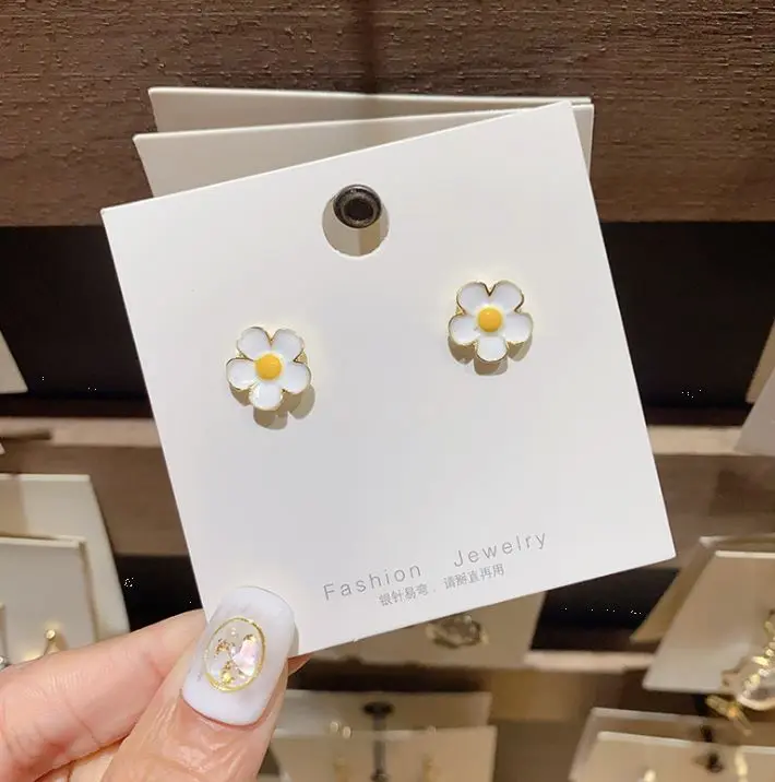 

S925 silver post earrings women sweet and lovely earrings jewelry wholesale