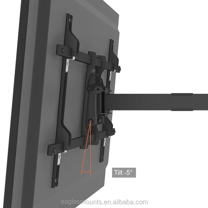 Swivel Tv Support 180 Degrees Extra Long Arm Tv Mount Tv Holder With