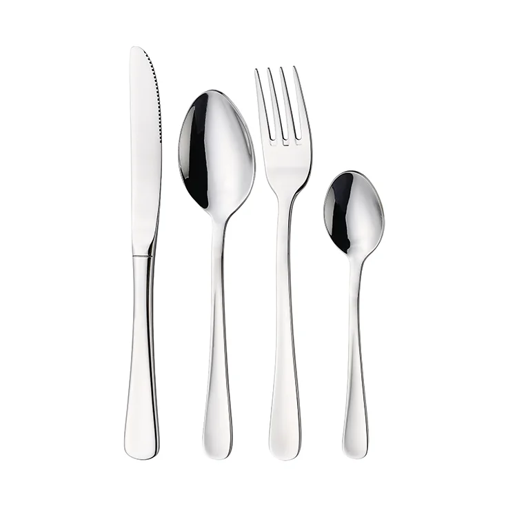 

Inox Silver Tableware Stainless Flatware Cubiertos De Meral Silverware Steel