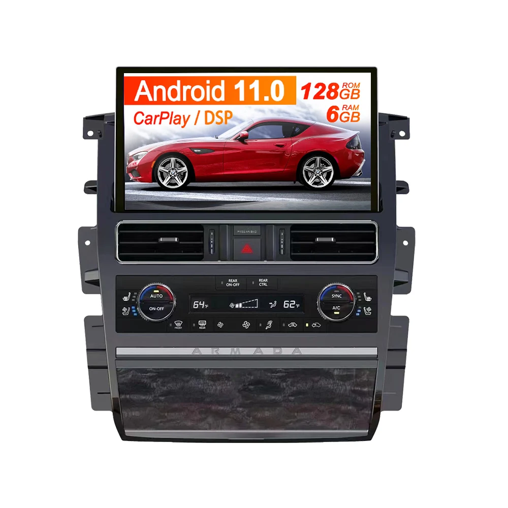 

13.3 Inch AutoStereo Android For Nissan Patrol Y62 2010-2021 Car GPS Navigation Head Unit Multimedia Player Radio Tape Recorder