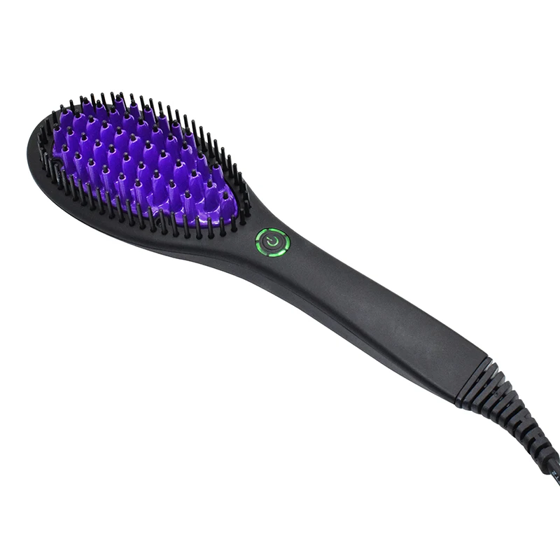 Lcd Ceramic Electric Hair Straightening Brush As Seen On Tv Buy Korea