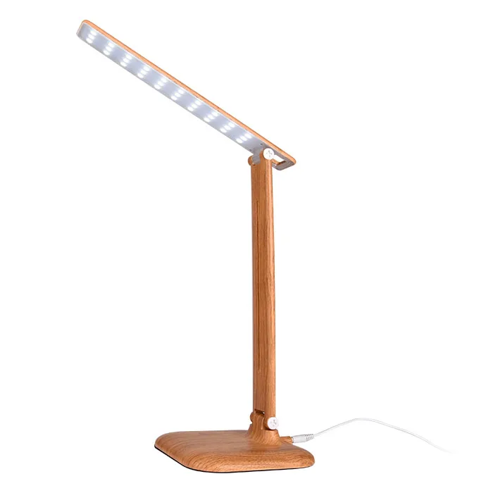 Grain Desk Lamp Dimmable ABS + PP Cheap Desk Lamp Cover, Pattern Wood Table Lamps LED Lighting and Circuitry Design Electric