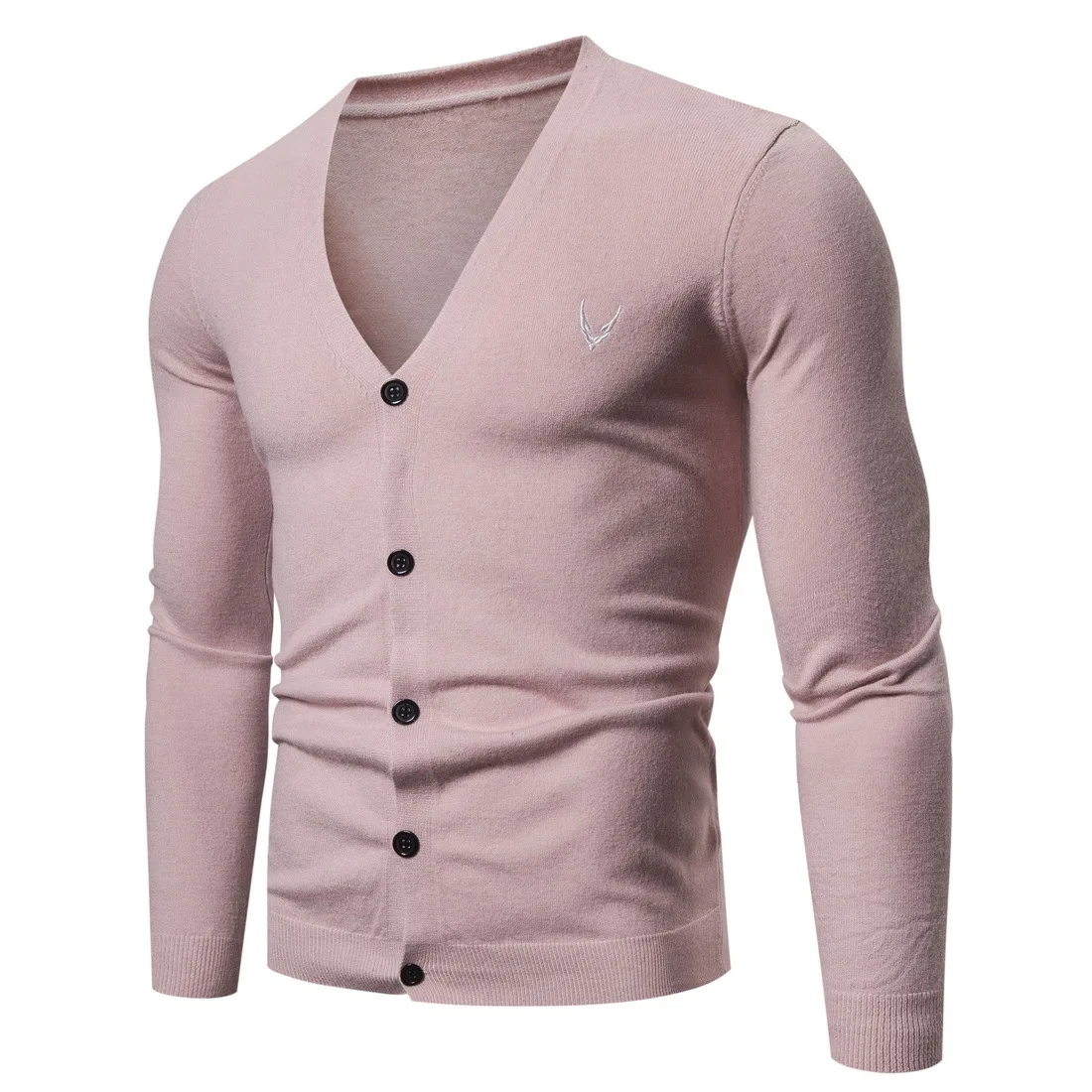 

Men's Knitting Cardigan Four Seasons British V-Neck Sweater Men's Sweater