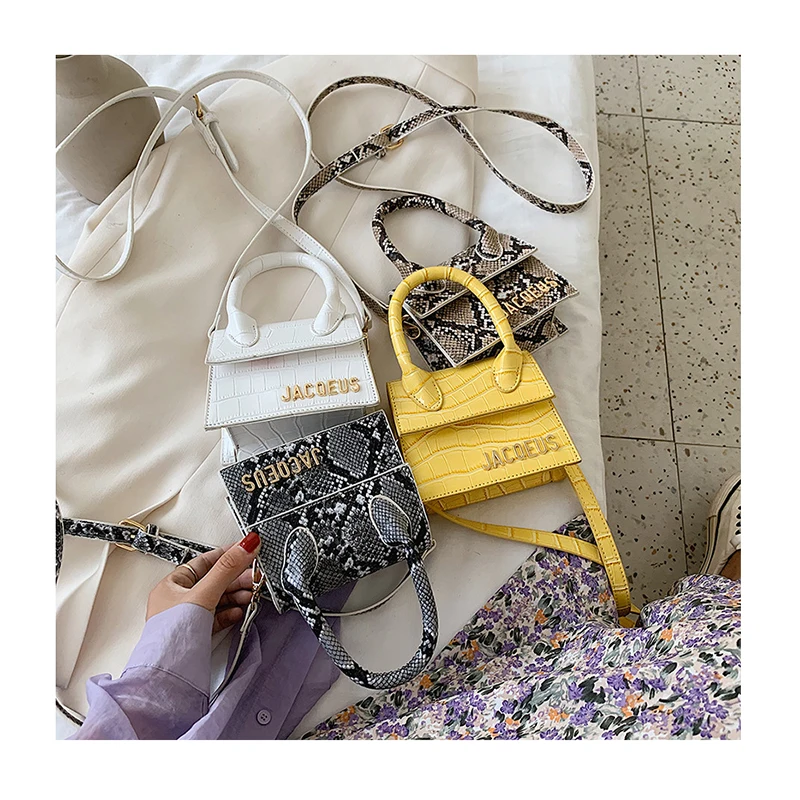 

Small Snake Pattern Crossbody Shoulder Bags For Women Luxury J Purse Handbags Women Bags Designer Serpentine mini Women Handbag