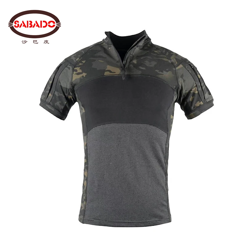 

2021 SABADO Camouflage Army T-Shirt Men Summer RU Frog Soldiers Combat Tactical T Shirt Military Force Multicam Tee Camo Short Sleeve, Black, green, dd, py-b, cp and black cp