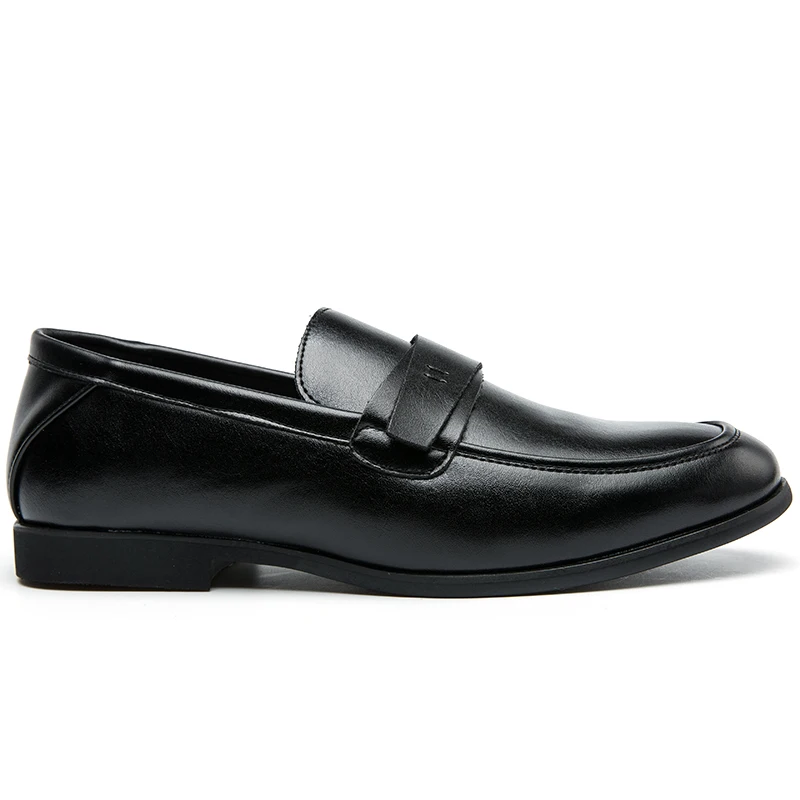 

Italian Men dress shoes penny loafers driving flat comfortable soft shoes made of genuine leather