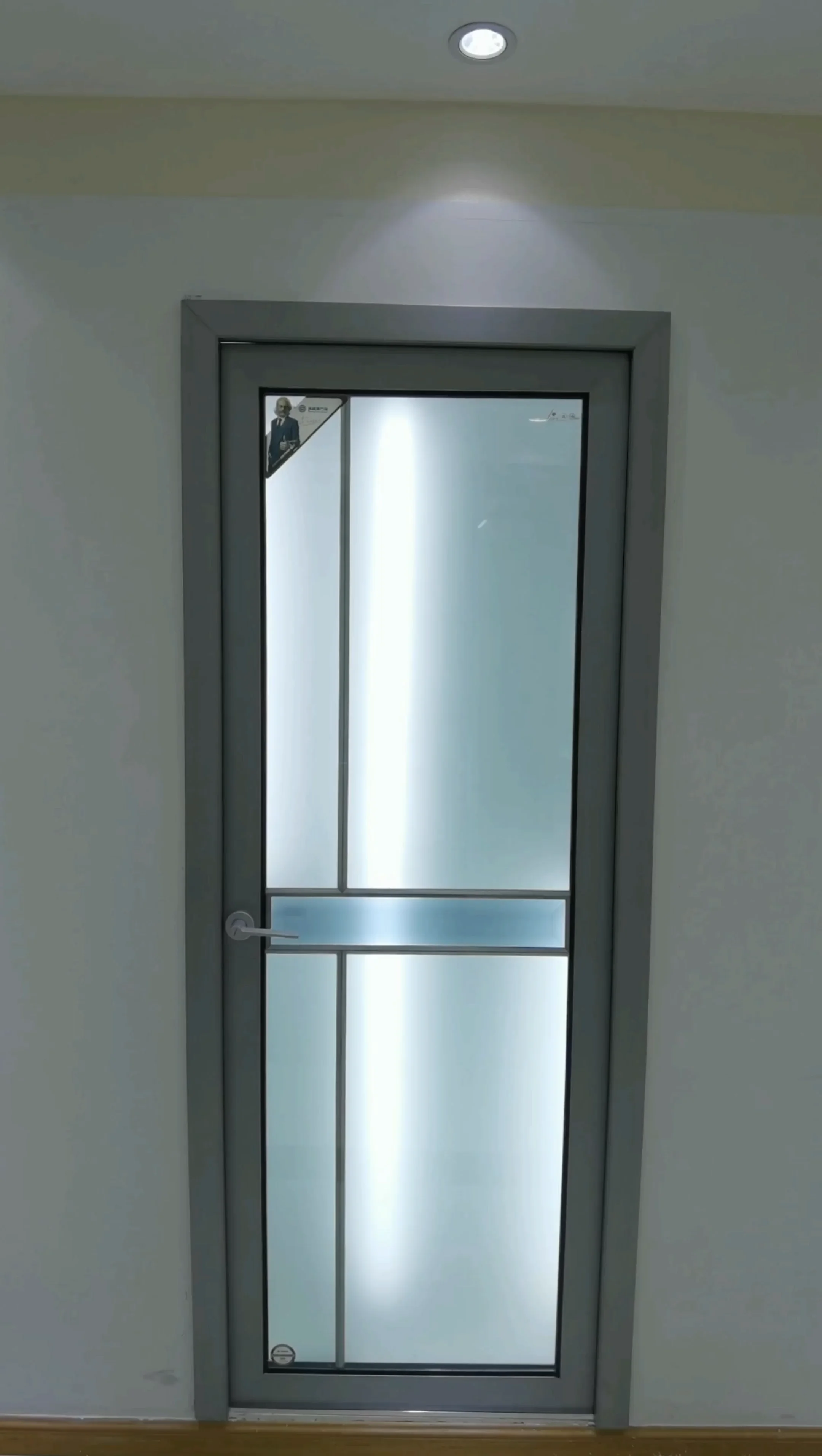 single tempered glass door apartment kitchen aluminu