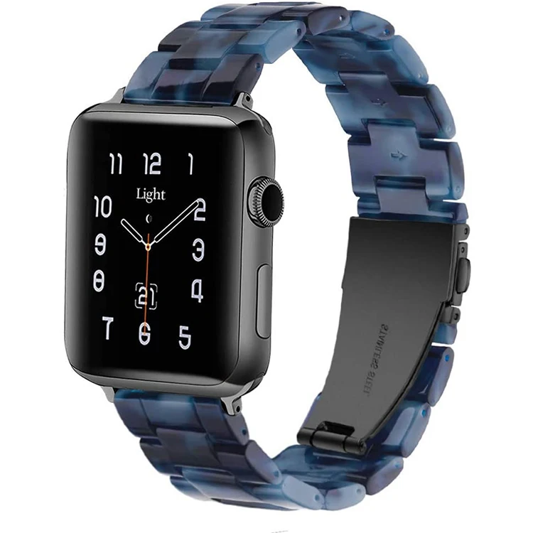 

Fashionable Quality Custom Resin Pattern Design Watch Band for Apple Watch Compatible with Apple watch iWatch