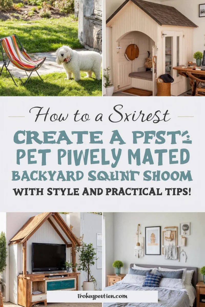 Cozy corner setup with bunk-style bed and built-in pet cubby