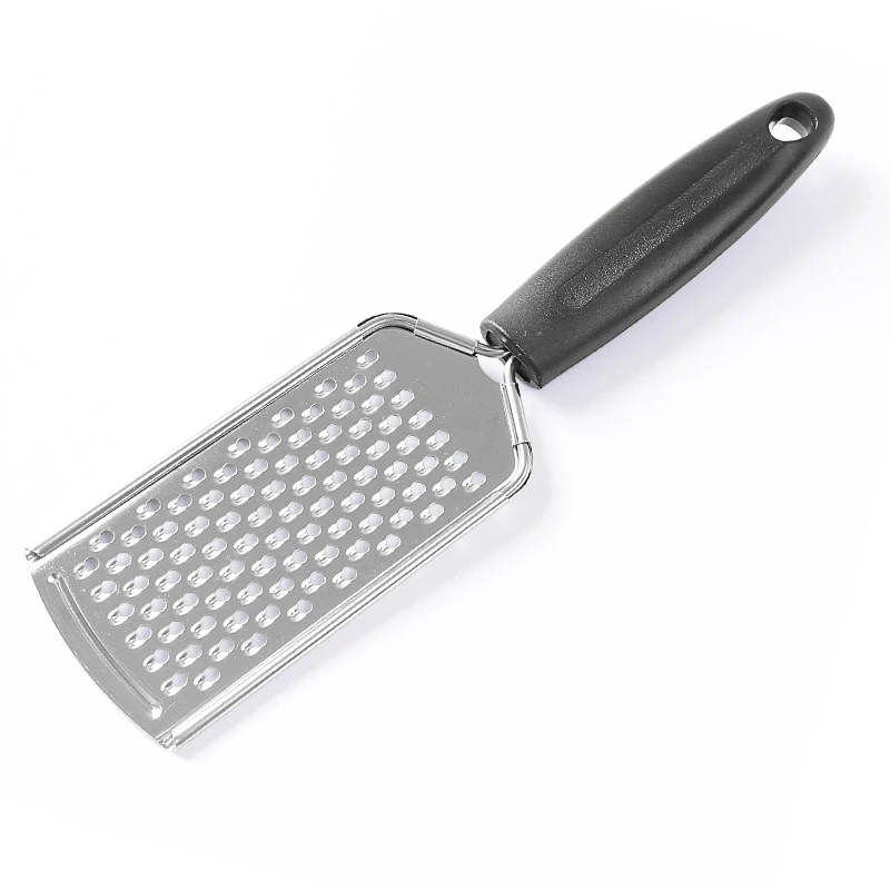 

Factory Directly Supply Stainless Steel Plane Cheese Grater With Handle, Silver