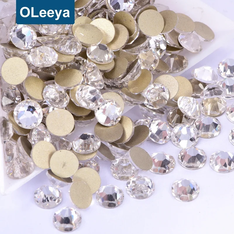 

Highest Quality 2088 16 Cut Facets Flat Back Crystals SS20 Not Hot Fix Rhinestones For Nail Art