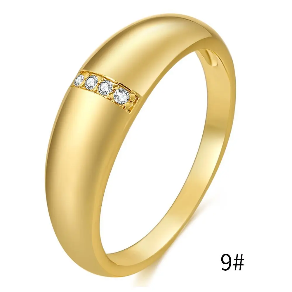 

14K Gold Ring Couples Jewelry Diamond Engagement Rings Lover Wedding Rings for Men Women