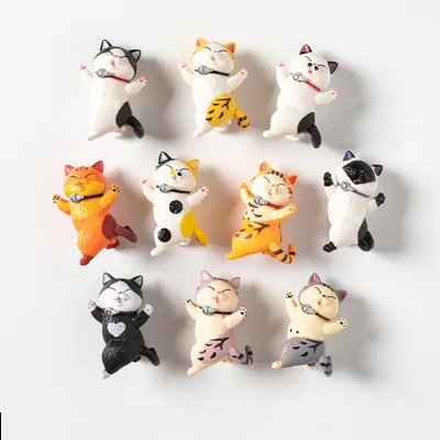 

Creative Animal Fridge Magnet Custom 3D Cute Cat Fridge Magnet, Cmyk