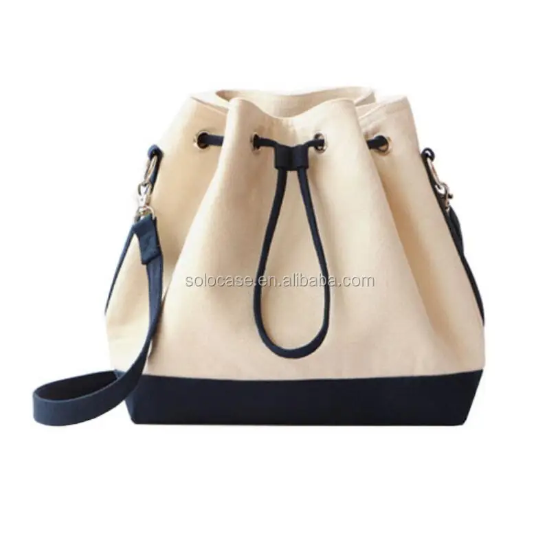 Crossbody Drawstring Bucket Handbag