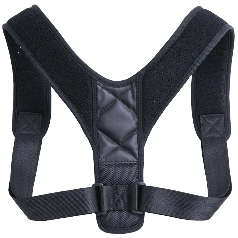 

2020 Breathable Back Posture Corrector Adjustable Clavicle Belt Shoulder Pain Relief, Black