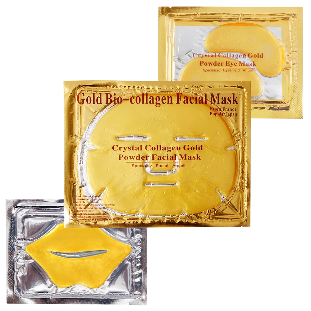 

Korean Beauty Gold face mask 24k collagen crystal facial mask with best quality