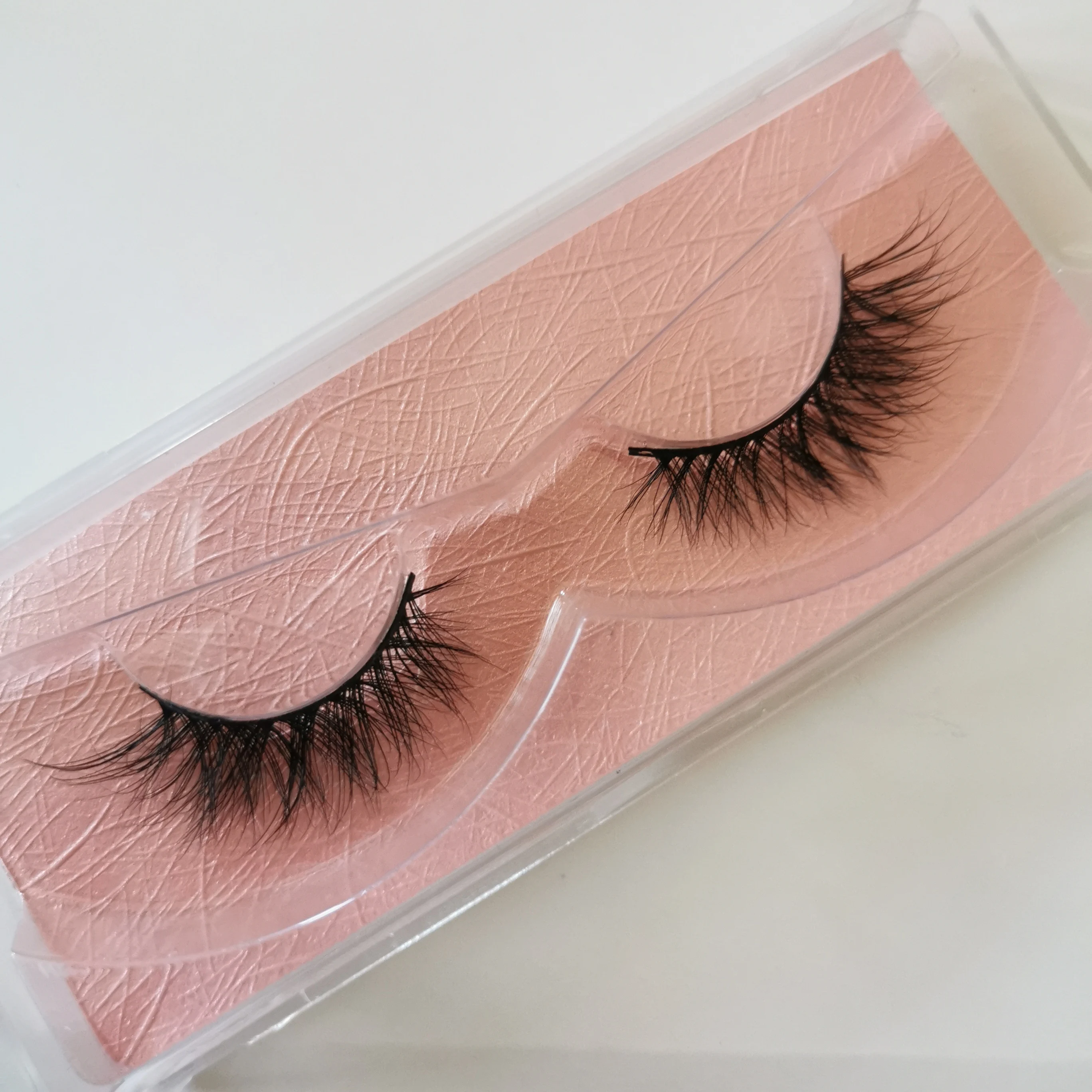 

wholesale high quality strip eyelashes 7-13mm M03 short mink lahes 3d mink eyelashes