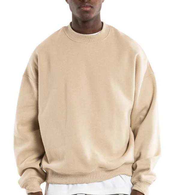 

Custom New Style Printing High Street Oversized Mens CrewNeck Sweatshirt, Customized color