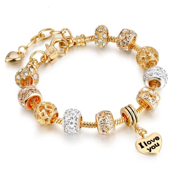 

New arrival paris charm bracelet women bracelet 18k gold plated, Picture