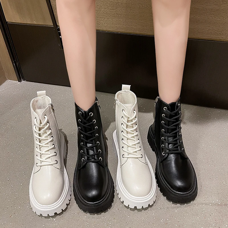 

2021 winter new arrival fashion boots zip up women boots square heels casual boots