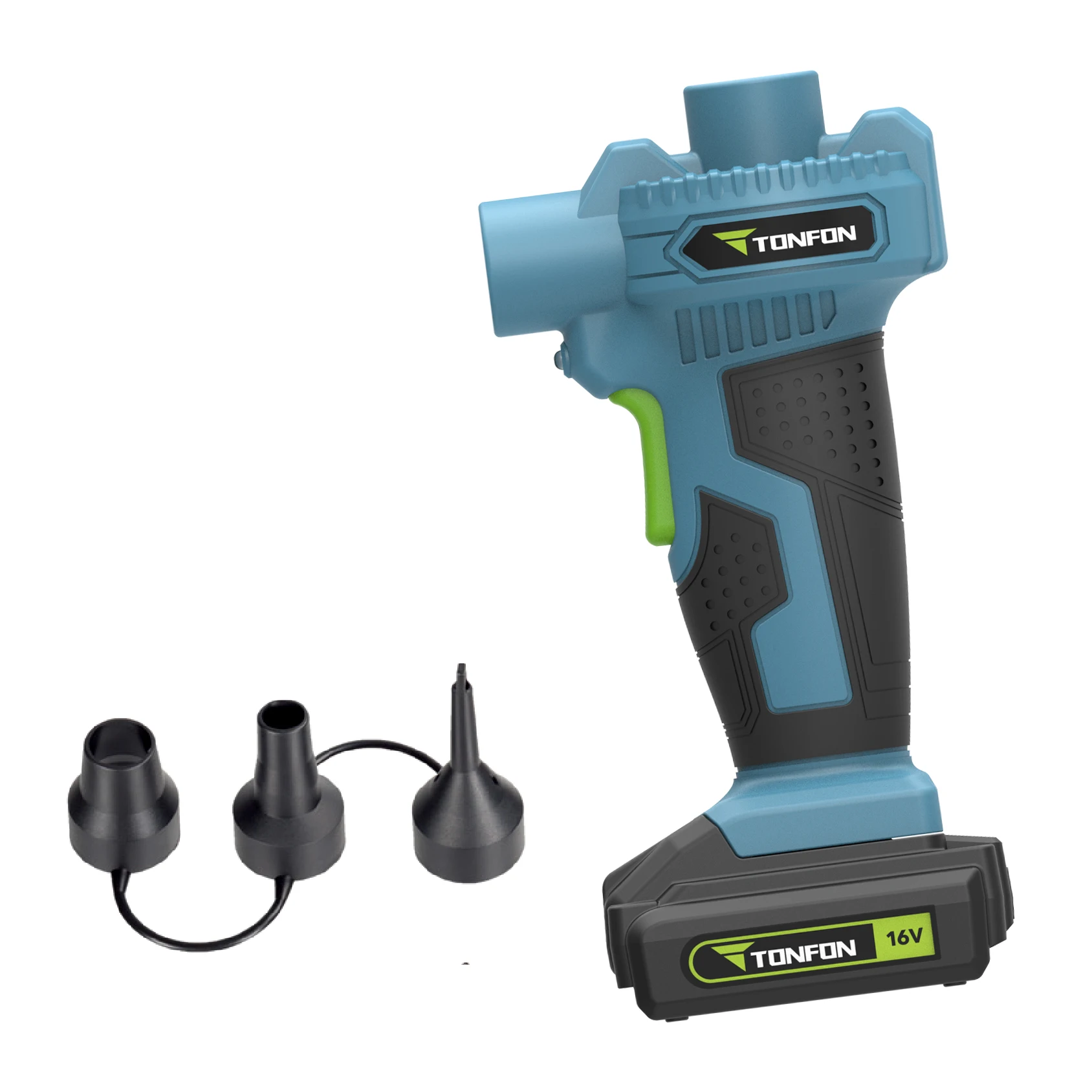 Tonfon Cordless Air Mattress Pump 16v Handheld Air Mattress Inflator