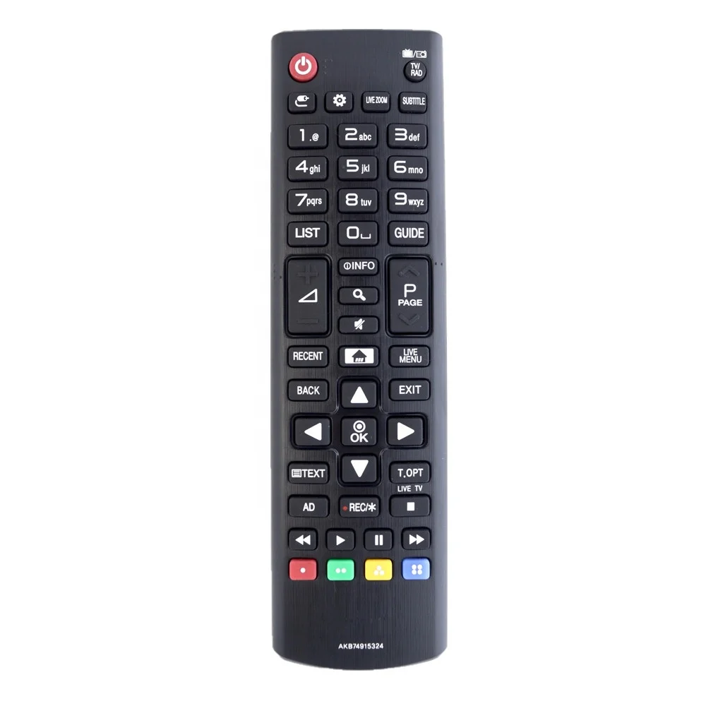 

Smart Wireless Remote Control ABS Replacement 433 MHz Television Remote Universal for LG AKB74915324 LED LCD TV Controller Black