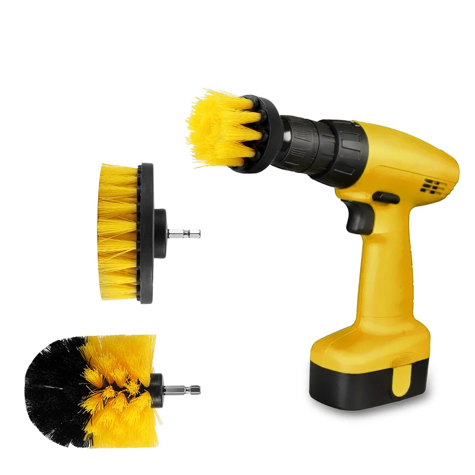 
Shower Cleaning Rotary Drill Brush Kit - Power Brush Scrubber for Bathroom - Grout Cleaning Drill Brush 