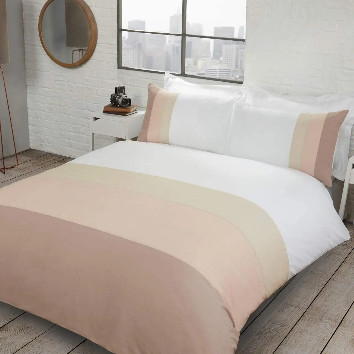 100% cotton reversible soft easy care duvet cover quilt bedding