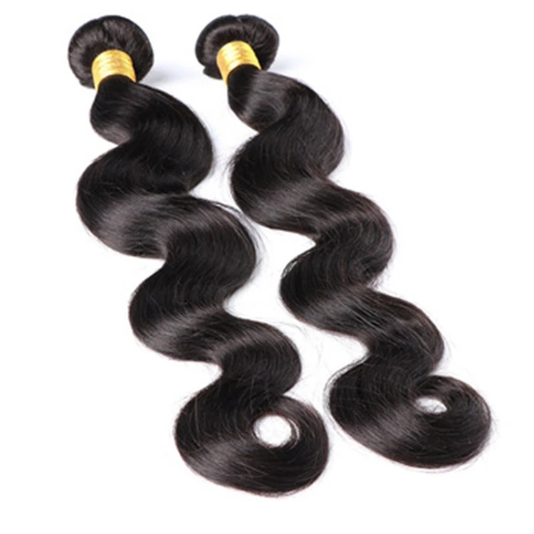 

Hair Express Wholesale Cuticle Aligned human hair extension 100 Virgin Brazilian Hair Grade 9A Body Wave, Color 1b