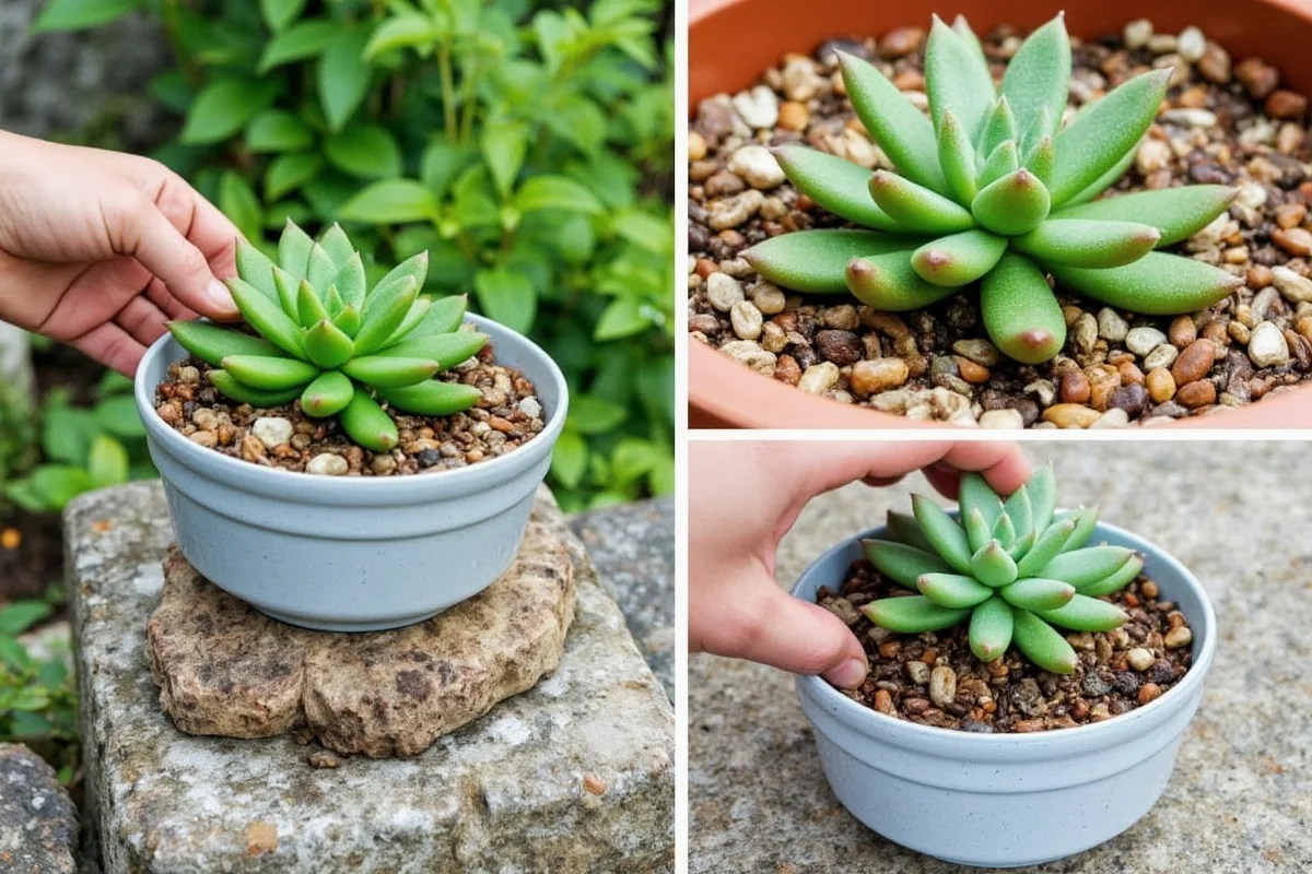 how do i plant a succulent