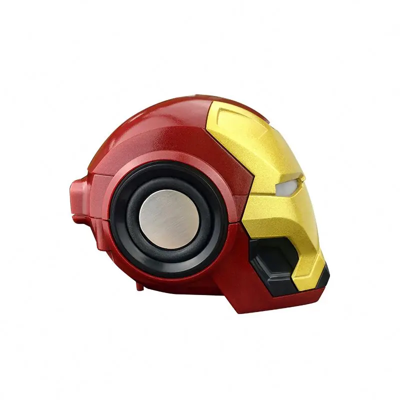 

2020 Hot Sale TF/FM Mini Portable Subwoofer Speaker Iron Man Speaker Alexa Speaker