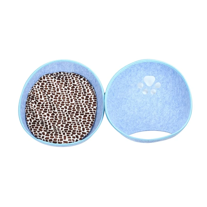 
lovely felt pet dog cave house dog bed catnest 