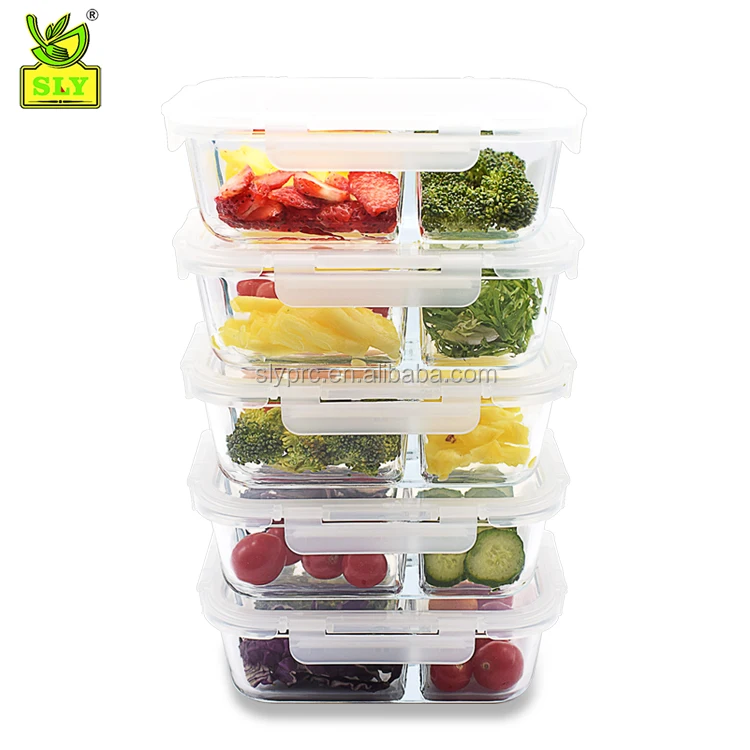 Best Selling Glass Lunch Box / Glass Bento Box / Glass Food Container