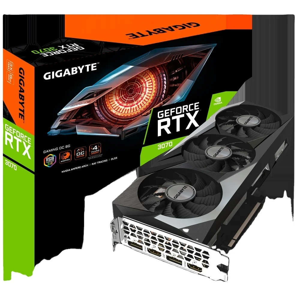 

Ampere Streaming Multiprocessors 2nd Generation RT Cores 3rd Generation Tensor Cores Powered by RTX 3070