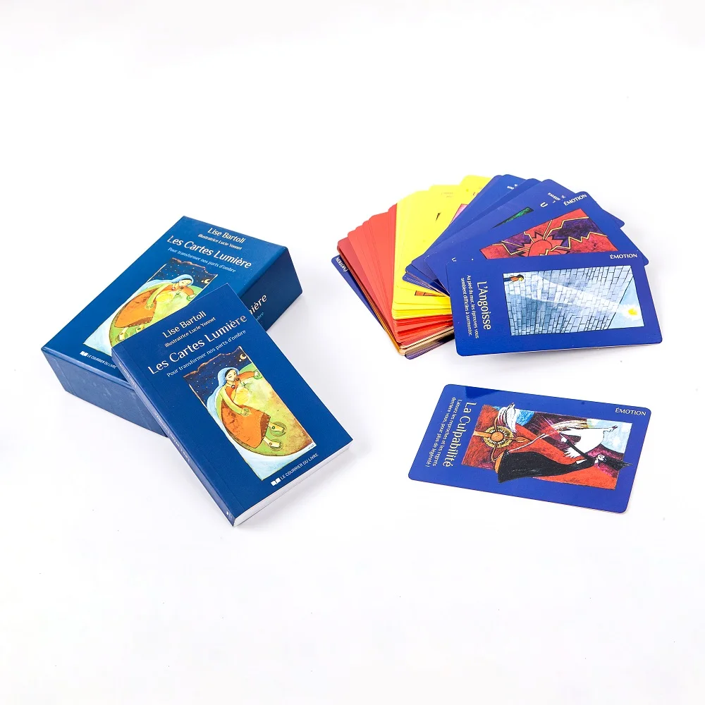 

Hot Selling Custom Tarot Card Deck Printing Wholesale With Book For 80Cards