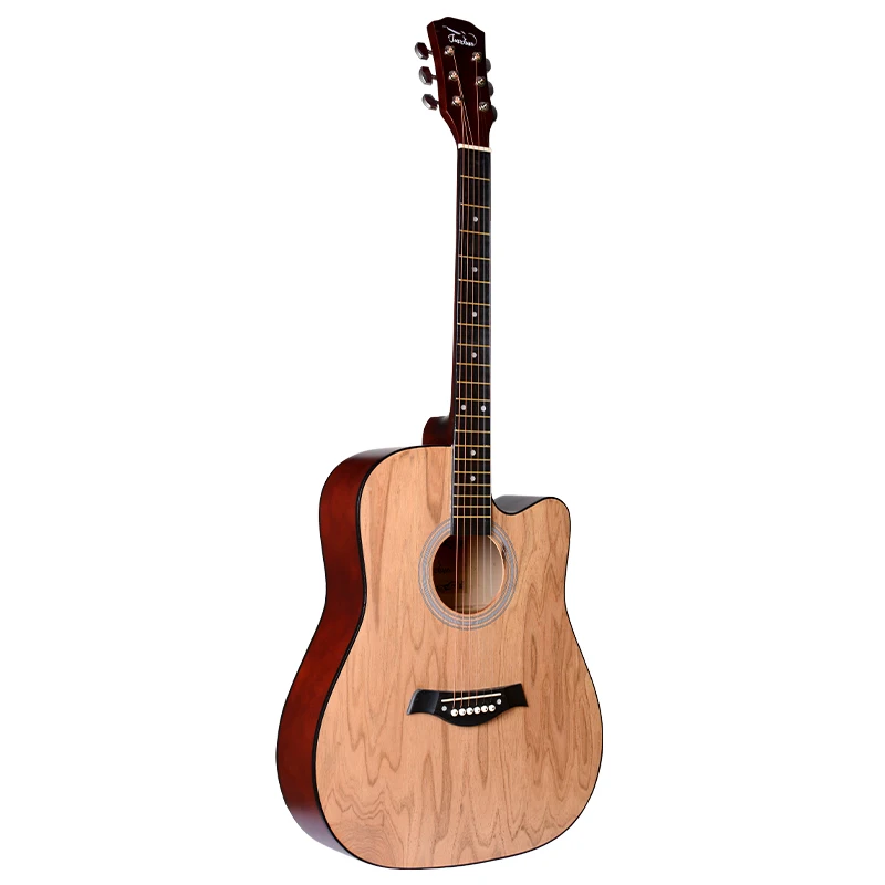

Hot sale  6 strings wooden acoustic guitar with amp, Ash