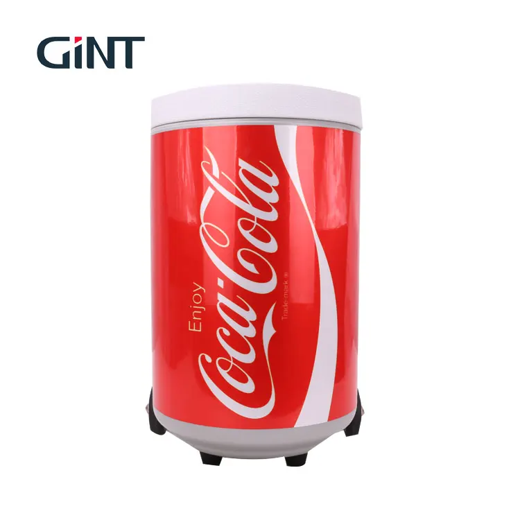 

GiNT Lovely Cute Cola Shape Plastic Water Cooler Jug Camping Fishing Hiking Ice Cooler Jug for Outdoor Fishing, Customized color