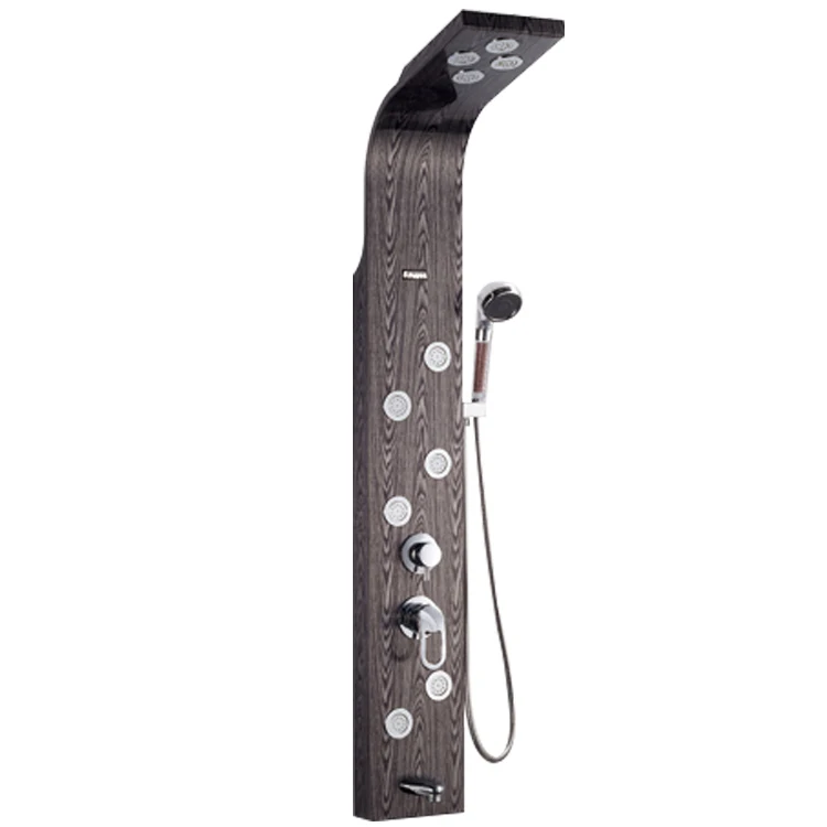 Thermostatic Shower System  Silver Mixer Set, Shower Tap with Handsets