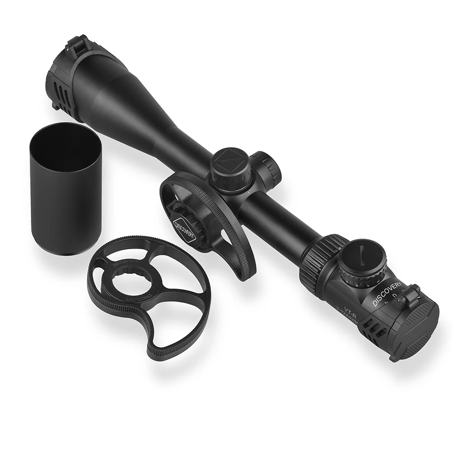 

Discovery Optics VT-R 3-12X42 SFIR Illuminated Side Parallax Wheels HMD Reticle .22 Rifle Scope PCP Hunting