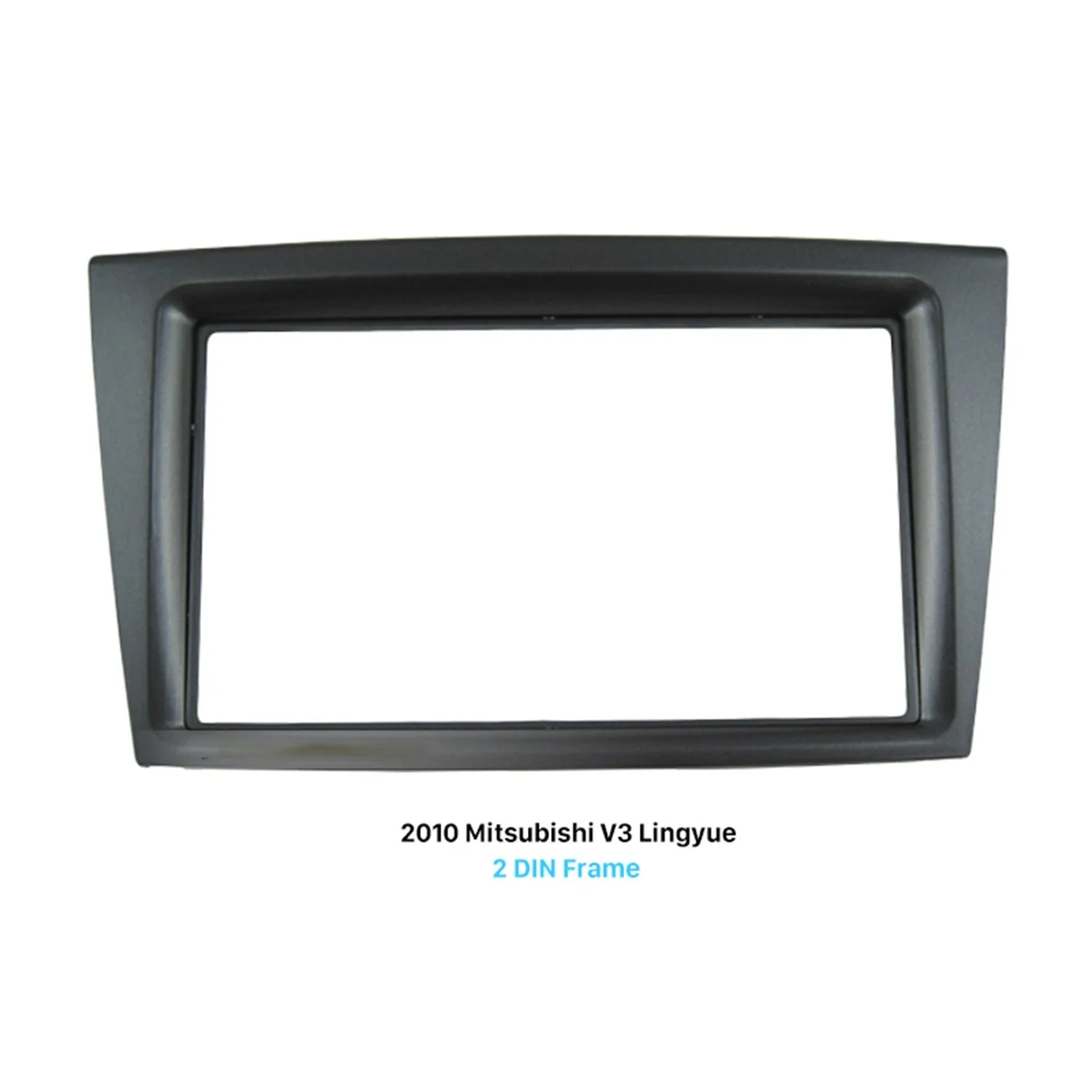 

Nice 2 Din Car Radio Fascia for 2010 Mitsubishi V3 Lingyue Dash CD Trim Installation Kit Stereo Interface Frame Panel