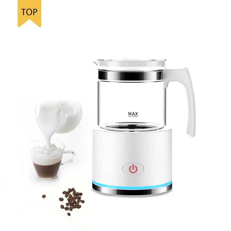 

Portable electric kitchen automatic espresso capachino jug coffee milk warmer frother magnetic rotary milk foam maker