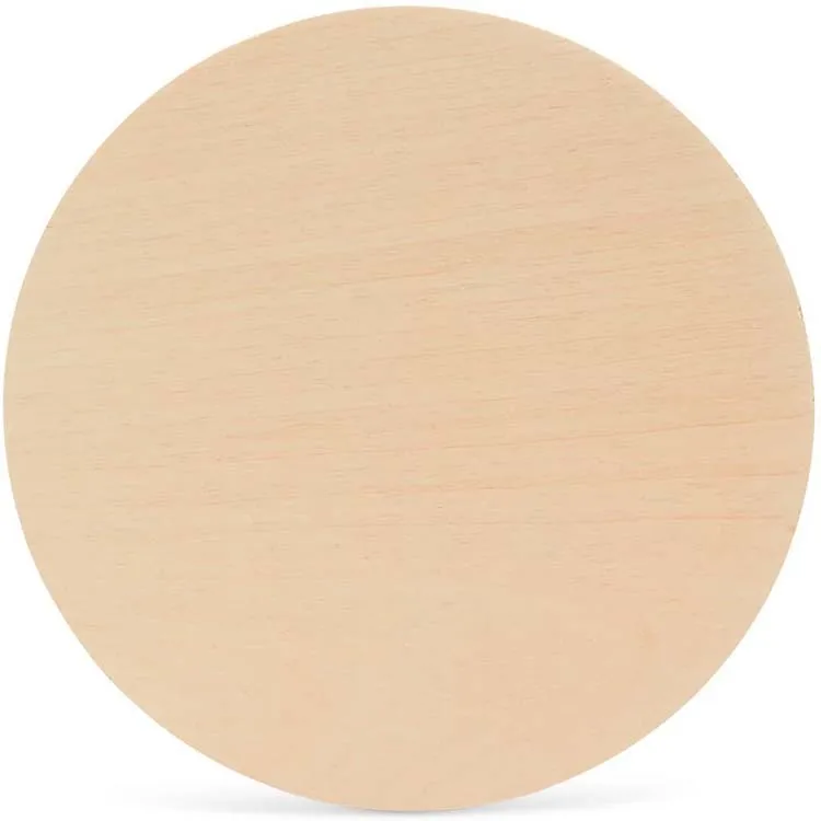 

Wood Plywood Circles 18 inch, 1/4 Inch Round Wood Thick Cutouts, Pack of 5 Baltic Birch Unfinished Wood Circles, Customized color