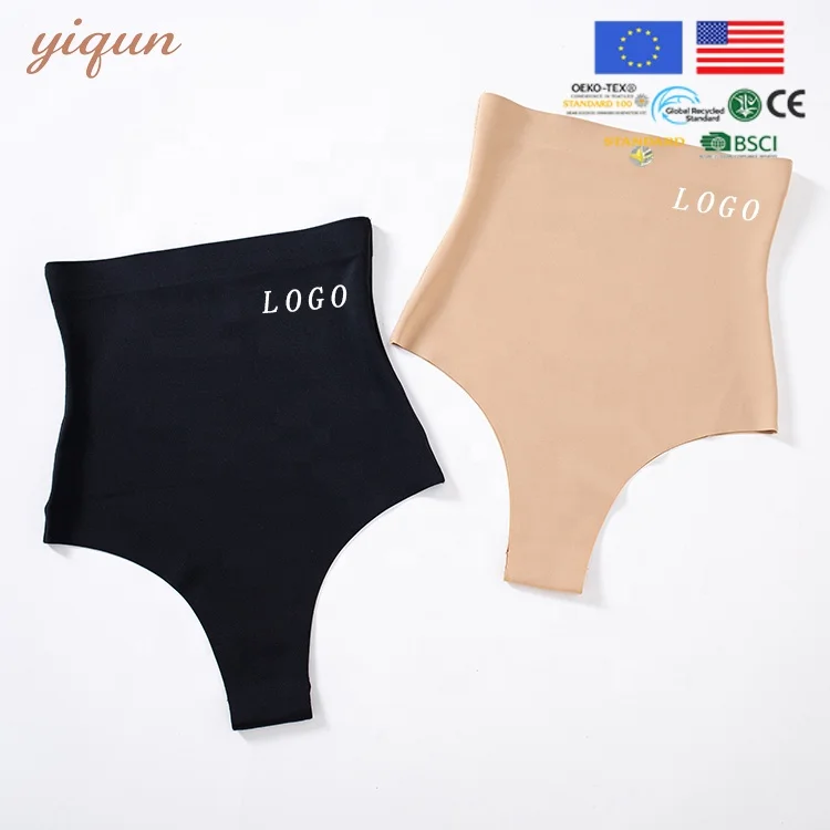 YiQun Wholesale Custom LOGO Tummy Control Panties Plus Size Breathable High Waist Shapewear for Women