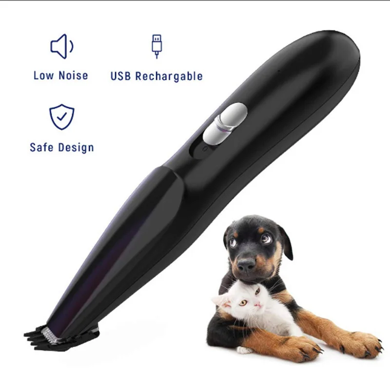 

Cordless Small Pet Hair Grooming kit quiet Trimming Grooming Clipper Haircut Electric Dog cat Nail Grinder