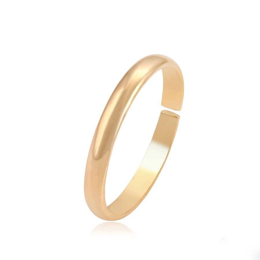 

16203 Xuping hot selling simple open jewelry 18k gold plated ring for woman