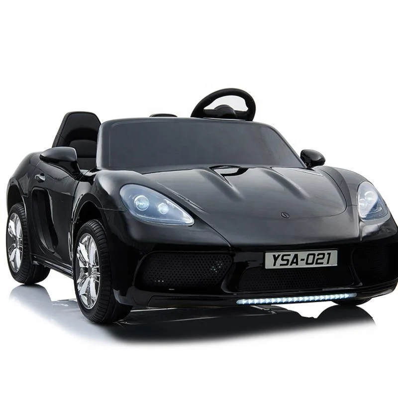 

24 Volt Ride on Super Car with leather seat & Rubber Tires 180W motor 2 seats big kids electric car for 10 year olds