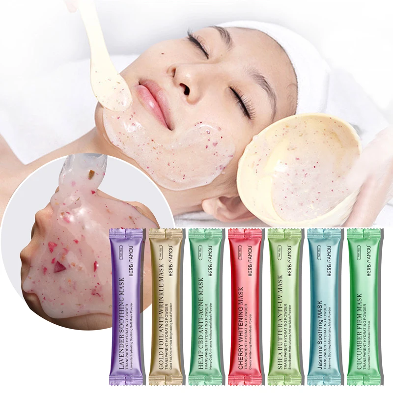 

Natural Organic Skin Care Rose Hyaluronic Acid Hydro Gel Powder Soft Collagen Peel Off Face Mask Hydro Jelly Mask, Red