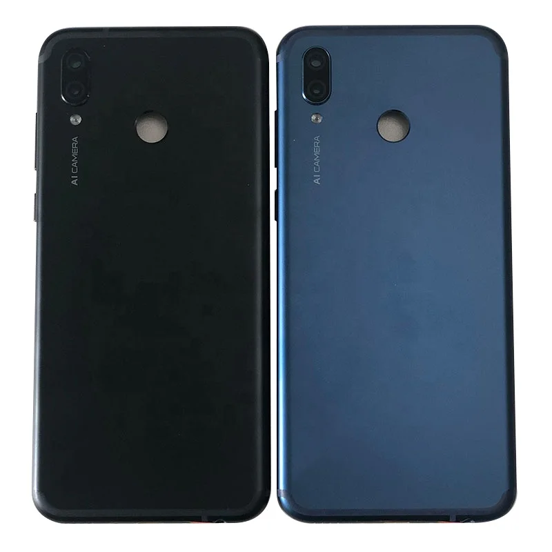 

Original For Huawei Honor Play COR-L09 Rear Cover Housing For Honor Play Battery Cover Back Panel With Camera Lens, Black/blue