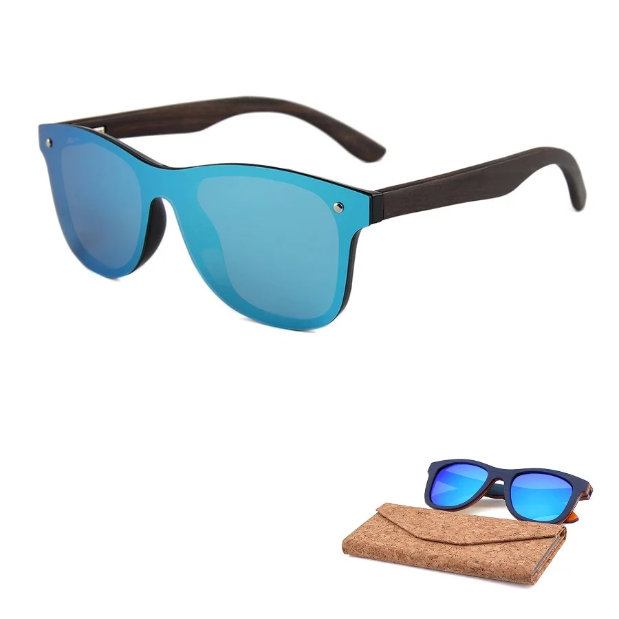 

Hot Sale Fashion Bamboo Plastic Wood Frame Custom Logo Wooden Polarized Men Women Sunglasses 2021, Any colors