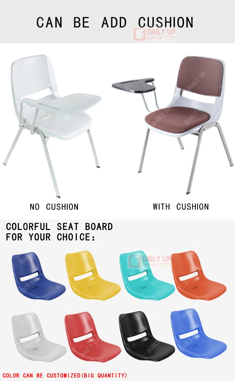 School Writing Tablet Chairs Training Chairs with Board Trustpass Company Wholesale Price Free Shipment (50 chairs)to Canada